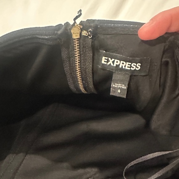 Express Black Strapless Jumpsuit​​​​ - Picture 2 of 4